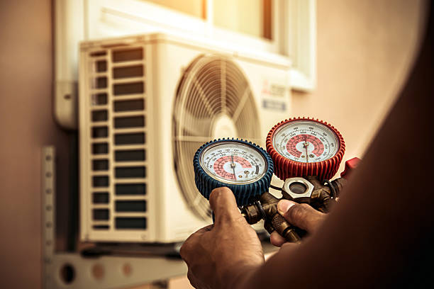 Professional Ac Repair technician working in Junction, TX